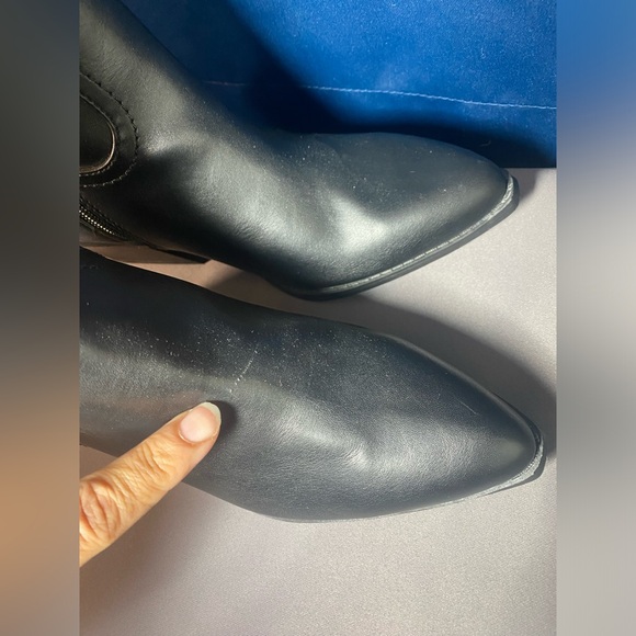 NWT Madden NYC Women's Embroidered Tall Western Black Boots - Picture 12 of 16